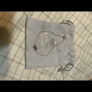 Kendra Scott rose gold with pink druzy stone bracelet